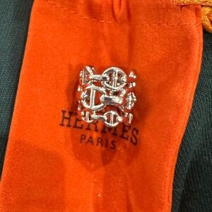 Hermes Silver Ring